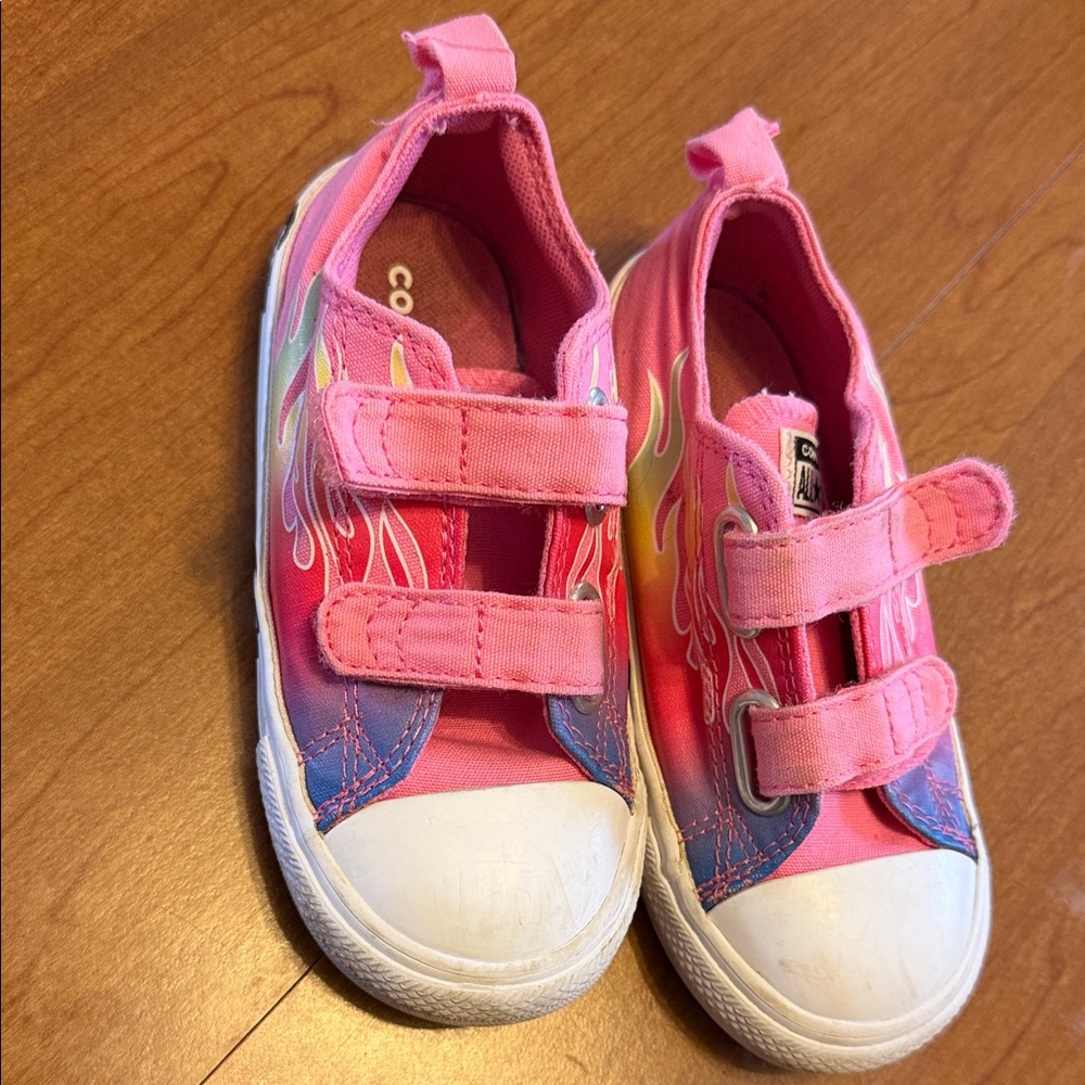 Converse Pink and Blue Kids Sneakers